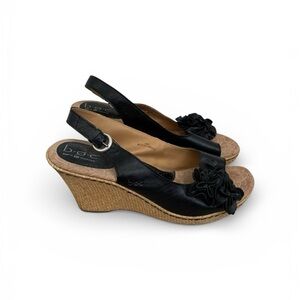 B*O*C Born Concepts  Womens Slingback Wedge Sandals